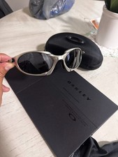 NEW** Oakley Juliet 1.0 X-Metal Polarized Sunglasses Black Lens Silver Frames