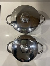 Set 2 padelle in acciaio inox Stellar