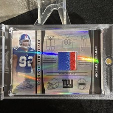 2006 Playoff Absolute Memorabilia TOT-104 Michael Strahan Game Used /50 Giants
