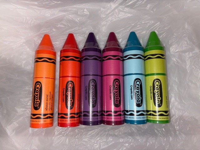 2024 Wendy's Crayola Crayon 6-piece set 