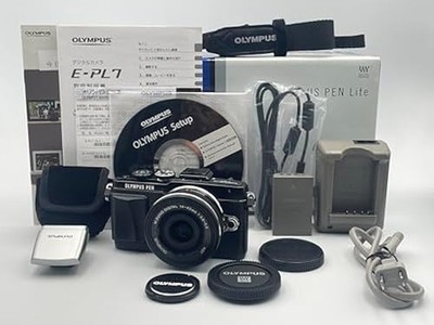 Olympus PEN Lite E-PL7 weiß 16,1 MP Digitalkamera + 14-42 mm Objektiv Kit mit...