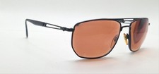 Vintage Sergio Tacchini S.T. 1006-S Black Pilot Metal Sunglasses FRAMES ONLY
