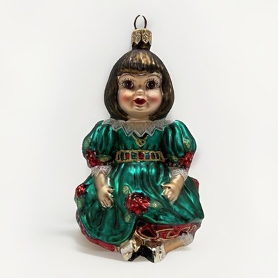 Christopher Radko Marie Osmond OLIVE MAY Glass Doll Christmas Ornament RARE!!!