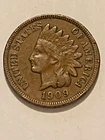 1909 Indian Head Cent Full Liberty