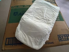 Vintage 1992 Institution Attends Large Plastic Single Brief / Adult Diaper P&G