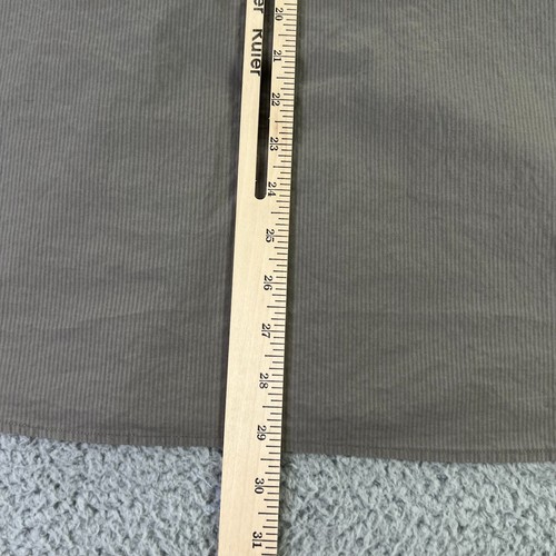 Allsaints Lester Shirt Mens XXL Brown Striped Slim Fit Long Sleeve Button Logo - Picture 5 of 12