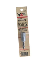 VINTAGE VERMONT AMERICAN POWER SCREWDRIVER BIT CLUTCH SLOTTED #8-10 Extra Hard
