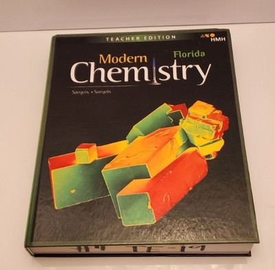 Modern Chemistry: Florida Teacher Edition HMH Hardcover- Good
