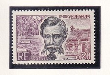🦬Timbre France N°1383 - Luxe ** - Emile Verhaeren Poète  -  MNH** - 1963🦬