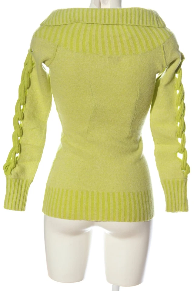 FIRETRAP Jersey de lana Mujeres Jersey Talla EU 34 verde pálido look casual - Imagen 2 de 4