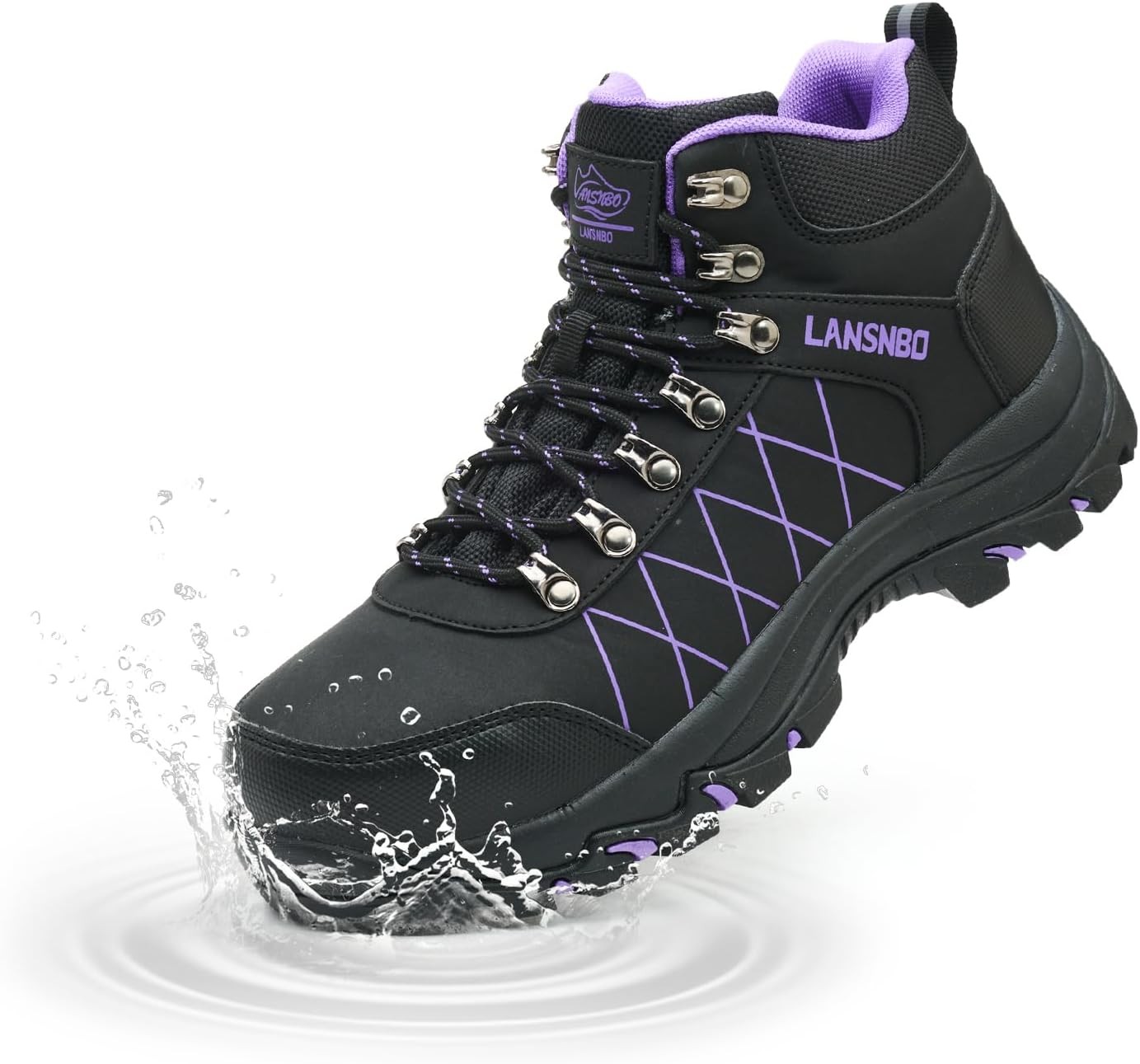 Waterproof Steel Toe Boots for Women Wide Width Non Slip Work Shoes...