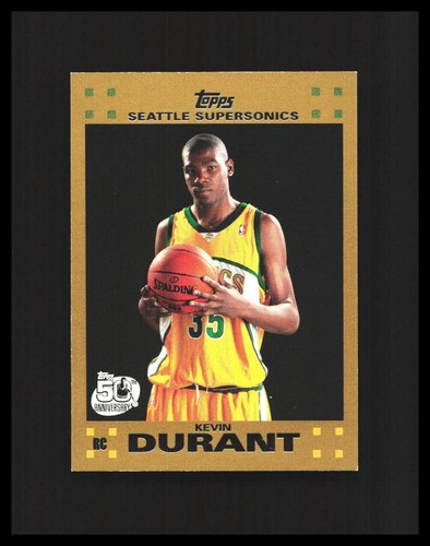 Kevin Durant [Gold] #112 2007 Topps card