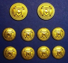 Ralph Lauren Replacement Buttons In Collectible Metal Sewing