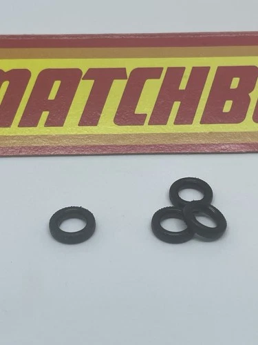 Matchbox Lesney Set Of 4 Original Black Tires For  #41 Ford GT 40