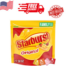 Starburst Original Fruit Chewy Candy 27.5 oz Family Size Resealable Bag Bulk Pac