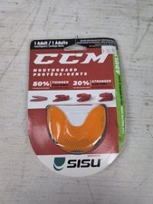 CCM/SISU Mouth Guard Moldable Orange - Adult Size Made In USA