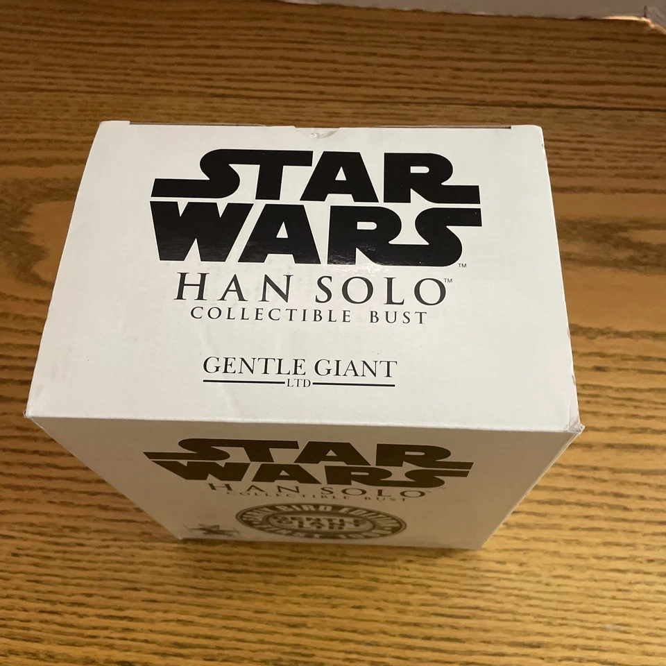 Gentle Giant Star Wars Han Solo Early Bird Ed. Busto 1st 1000 New Hope de colección Foto 2 de 4