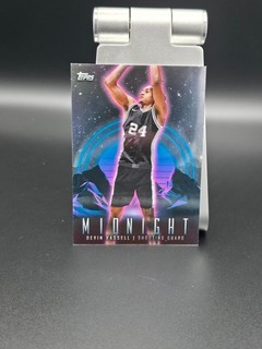 Dylan Harper RC Devin Vassell Spurs 2 Card Lot Power Players Topps Midnight