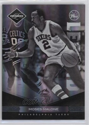 2011-12 Panini Limited Legend Spotlight Silver /49 Moses Malone #134 HOF 2b6