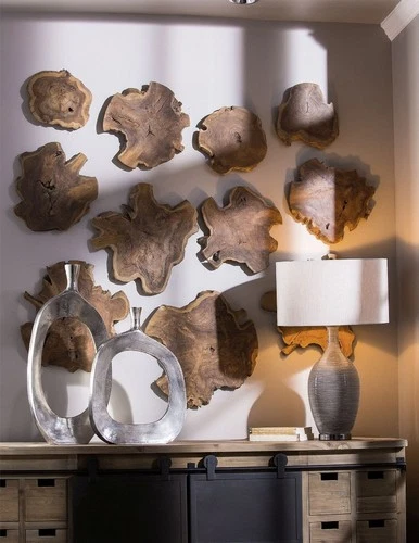 Uttermost - Wall Art - Alternative Wall Decor - Kalani  - 20 inch Teak Wall Art - Picture 4 of 4