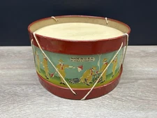 Vintage Noble & Cooley USA Kids Toy Marching Band Snare Drum