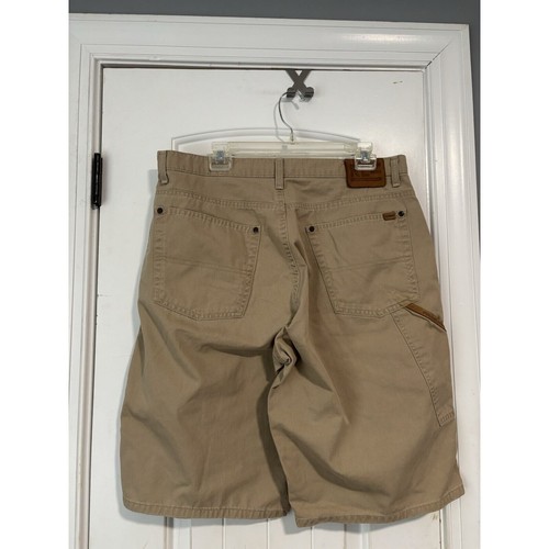 Polo Jeans Co Ralph Lauren Cargo Shorts Mens 33 Brown Logo - Picture 2 of 4