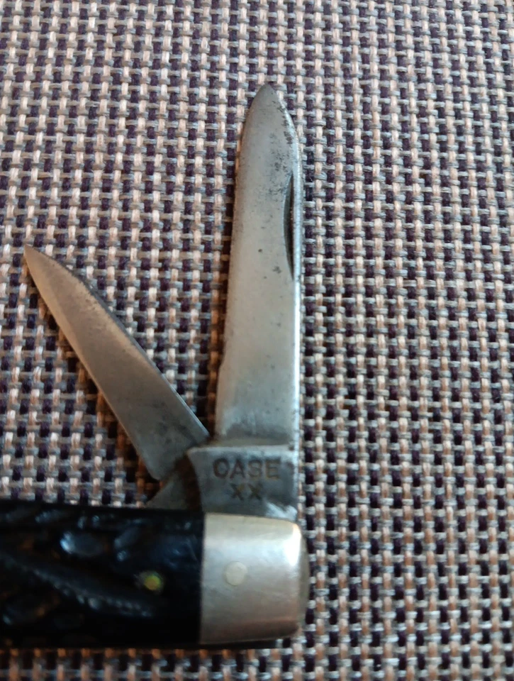 Cuchillo Case XX. Buen estado. Mango negro. Foto 4 de 4