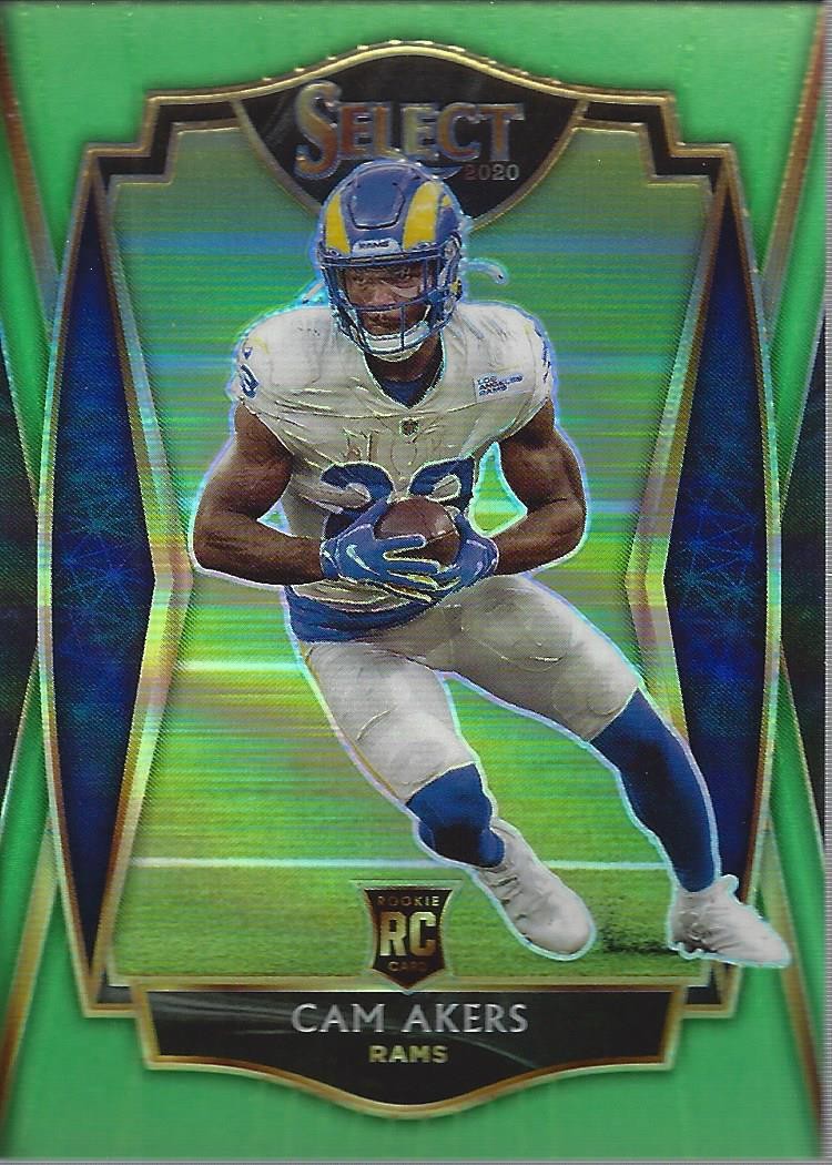 2020 Select Prizm Neon Green #155 Cam Akers /49 - FB