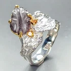 Jewelry ring Natural Tourmaline Ring 925 Sterling Silver Size 6.5 /R460496