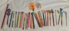 Nickelodeon Yikes Scentex 1986 Mixed Lot Sanrio, 35 Vintage Pencils & Huggers (T