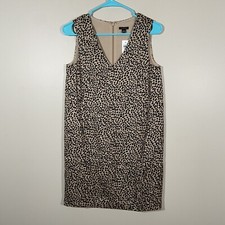 NWT Ann Taylor XS Leopard Cheetah Print Sleeveless Dress MSRP $139