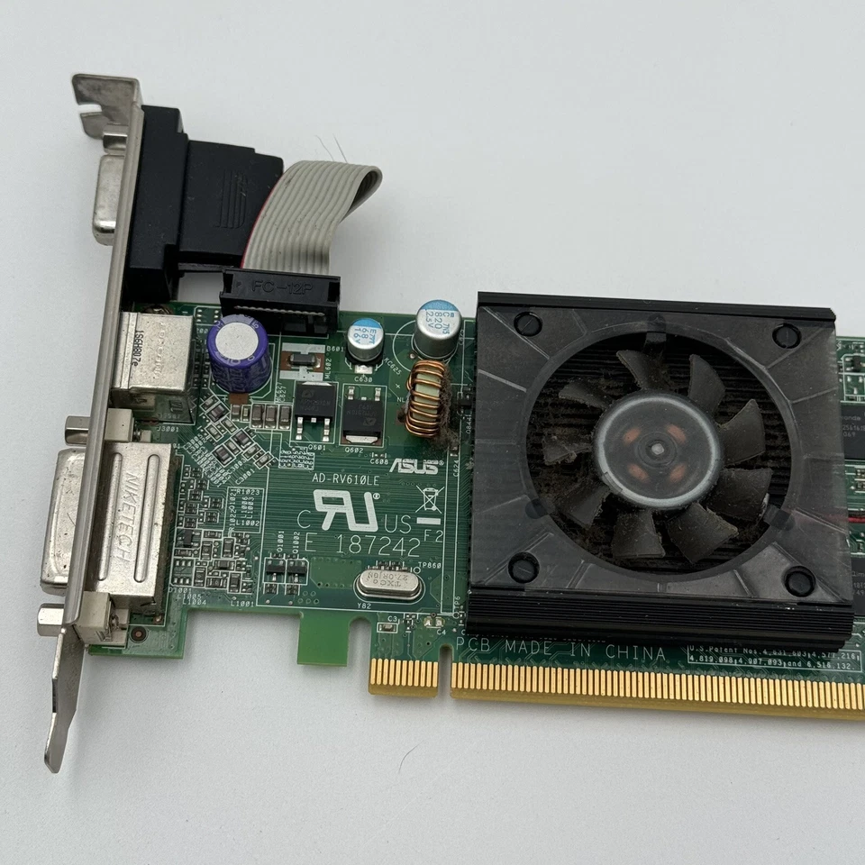 Asus ATI Radeon HD 2400 Pro 128MB PCI-E Graphics Card- AD-RV610LE Untested - Image 3 of 4