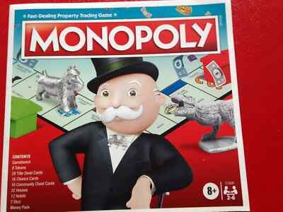 2021 Standard Edition Monopoly Instructions Rules Booklet Book