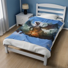 L'AMOUR DE SOI Dragon's Embrace Plush Blanket