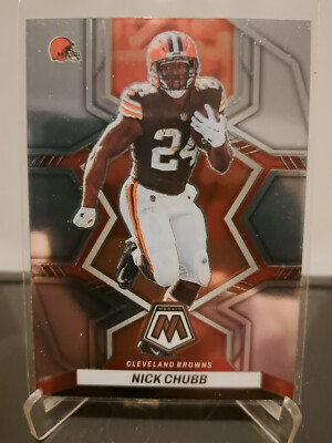 Panini Mosaic Football 2022 Nick Chubb Browns #47 Trading Card NFL