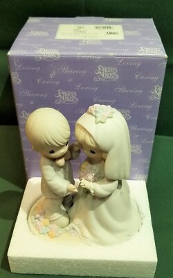 Vintage Precious Moments 129100 ''I give you my Love forever true'' 1994 New