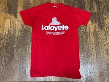 Lafayette Electronics Vintage T Shirt Large L Screen Stars Made in USA 1980's