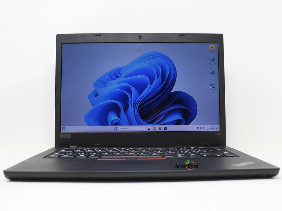 LENOVO THINKPAD L480 2018 14" INTEL CORE i5 RAM 8GB SSD 256 GB W11 PRO NO WEBCAM - Immagine 3 di 4