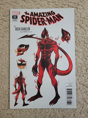 Amazing Spider Man 797 NM McGuinness 1:10 Variant Carnage Red Goblin CGC CBCS