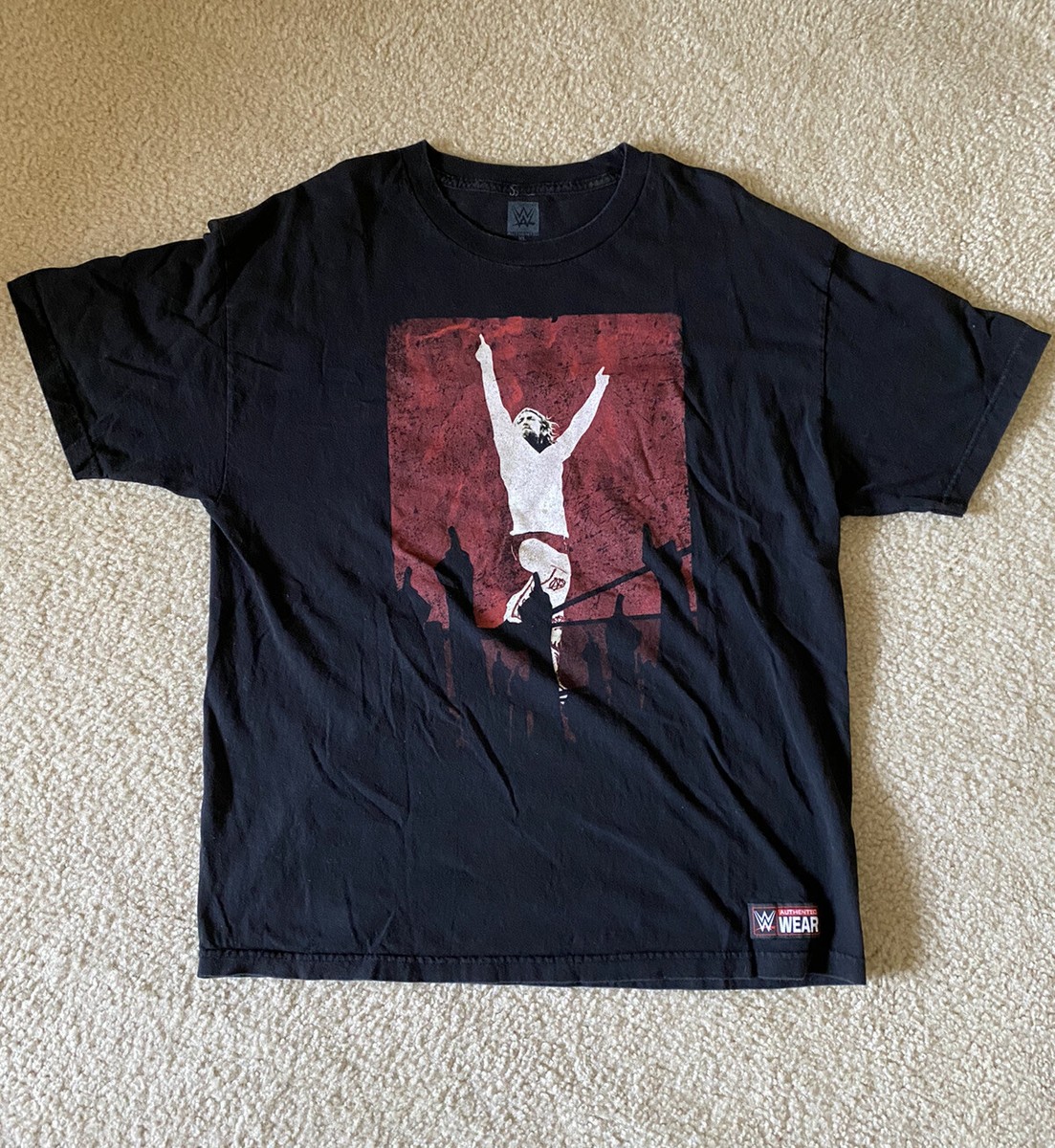 T-shirt WWE Daniel Bryan YES - Taille XL - Noir - Coton 100% - Occasion Très Bon état