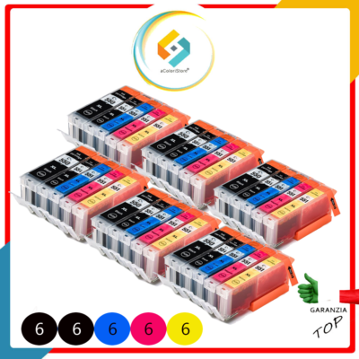 D&C 30 Cartucce Compatibili Con Canon PGI-550 XL CLI-551 XL Per - Foto 2