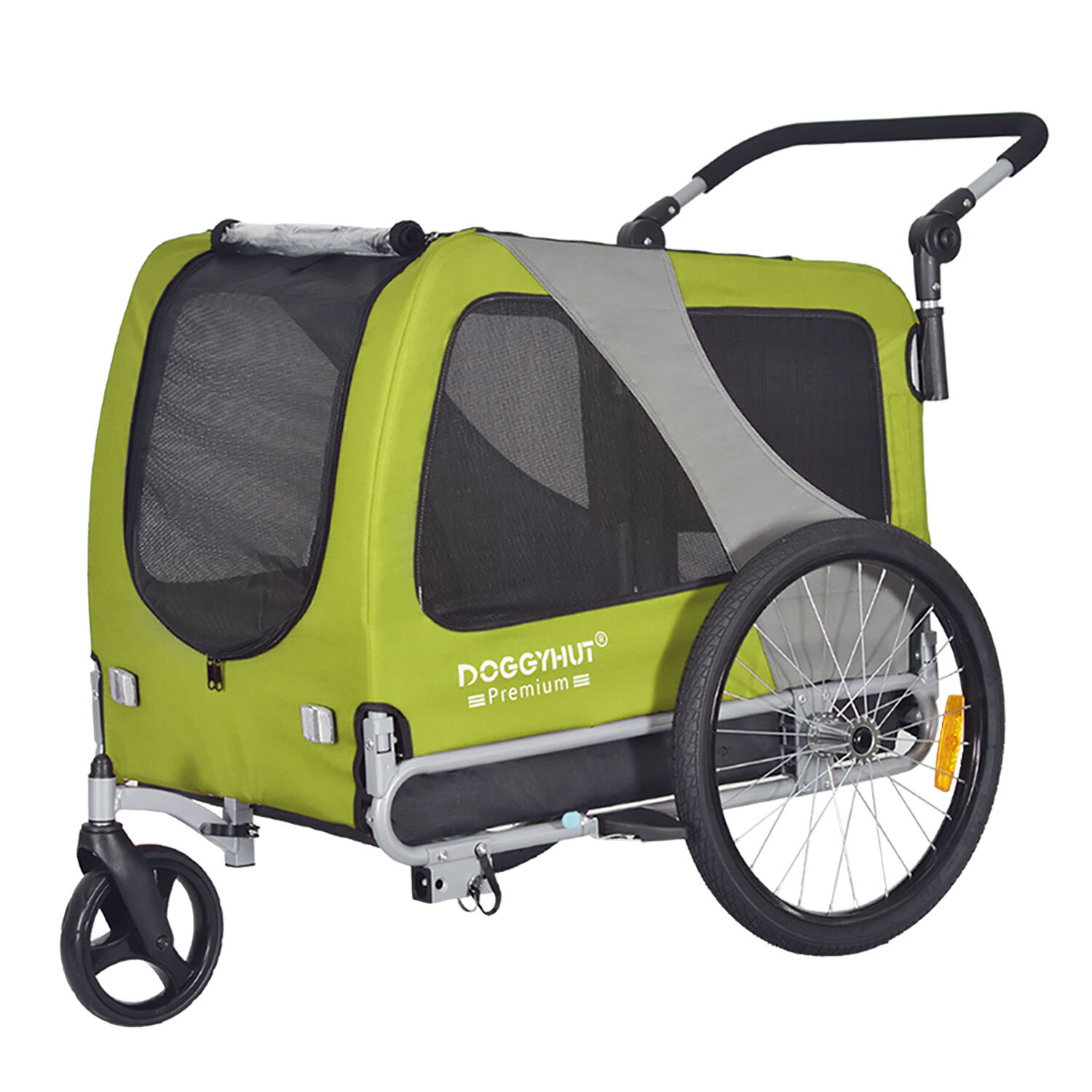 Doggyhut Large Dog Bike Trailer & Stroller Grelly UK