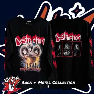 Destruction T Shirt New  Size M  Long Sleeve Kreator Tankard Sodom Thrash Metal
