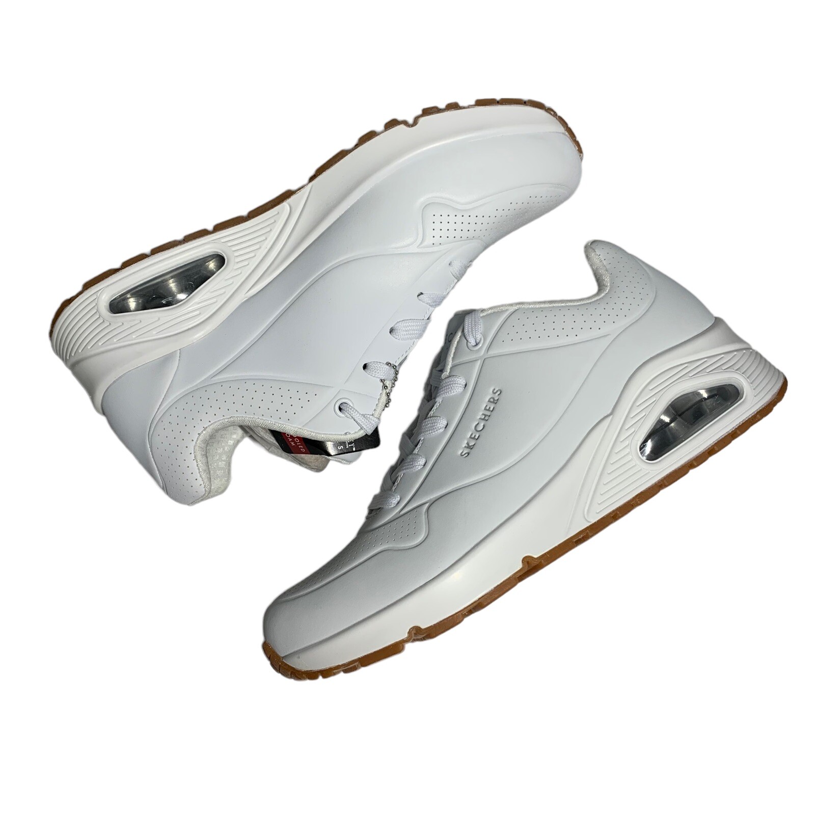 Womens Skechers Street Uno Stand On Air Sneaker White Size 9 image 5
