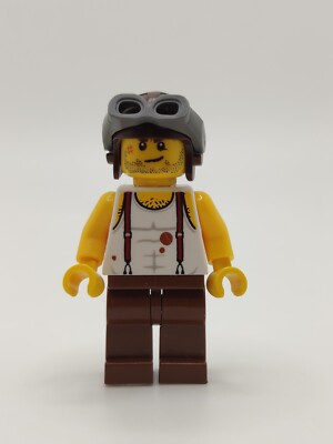 LEGO   Pharaoh's Quest pha006 Mac McCloud - Aviator Cap