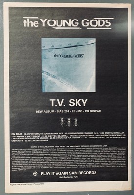 THE YOUNG GODS 1992 original ADVERT T.V. SKY