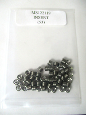 MS122119 Helical Screw Thread Insert 7/32 x 1/4'' Stainless Steel - Lot of 53