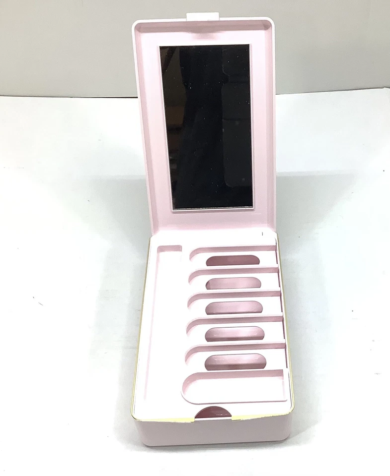 Mary Kay All in One Organizer Travel Storage Makeup Compact Box with Tray Pink - Image 3 of 4