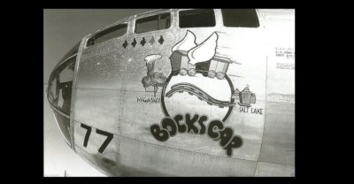B-29 Bomber PHOTO Nagasaki Atomic Bomb Dropped Nuclear, Bock's Car Nose Art