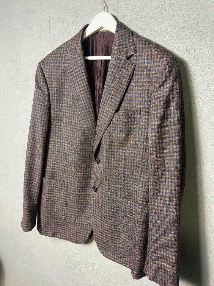 Pal Zileri MCMLXXX джентльмен шерсти шелк Sport пальто Blazer куртка 56 R - Изображение 2 из 4